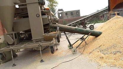 Combined Paddy Rice Beans Maize Wheat Impurity Gravity Separator  Rotary Vibrating Cleaner Combine Grain Cleaner