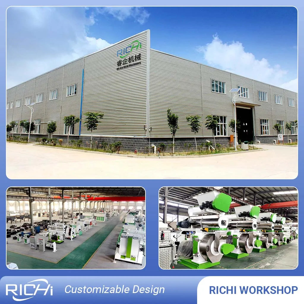 Automated 1-3 T/H Compost Machine Organic Waste Fertilizer Pellet Production Line For Sale