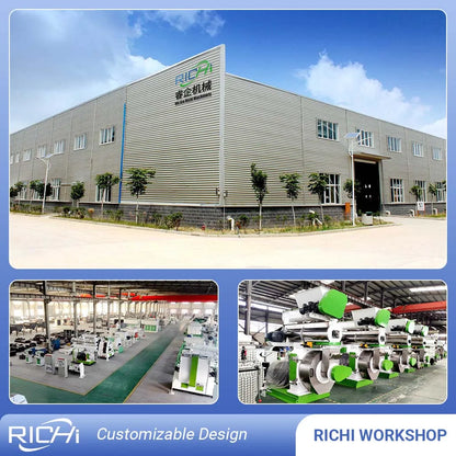 Automated 1-3 T/H Compost Machine Organic Waste Fertilizer Pellet Production Line For Sale