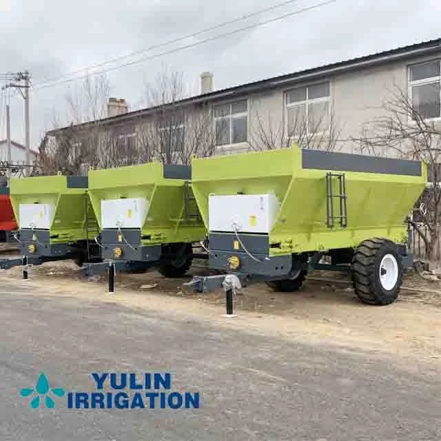 Livestock manure organic fertilizer treatment equipment Dry manure spreader