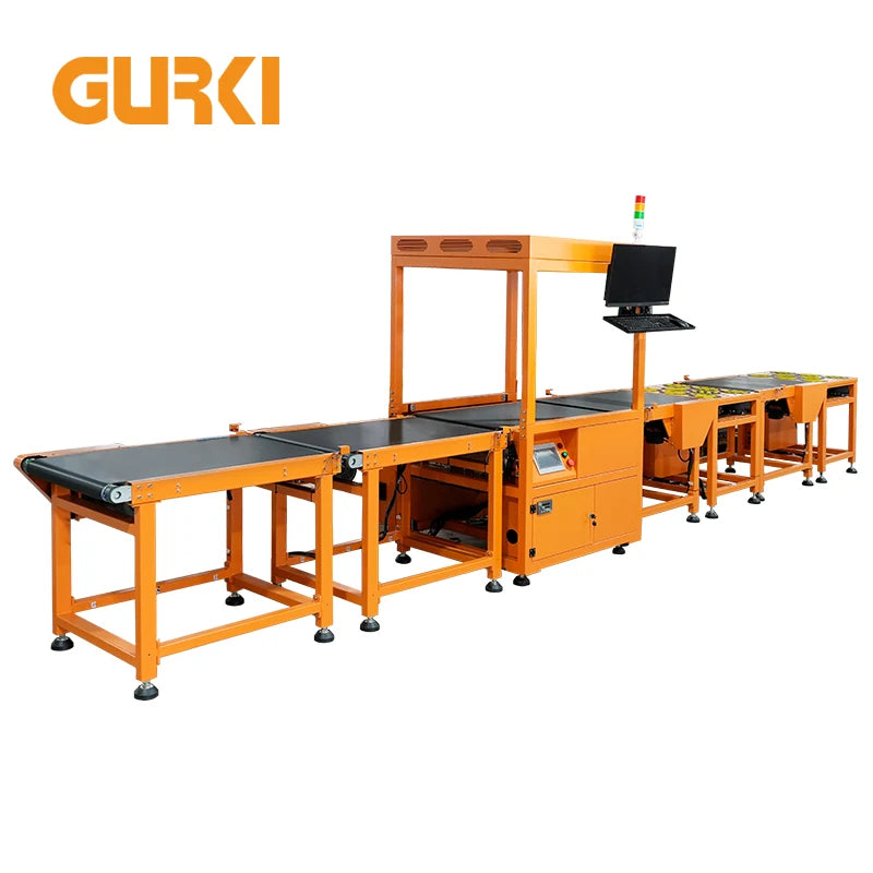 GURKI Customized Mail Sorting Machine / Parcel Sorting System / Cross Belt Sorting Conveyor for express with DWS