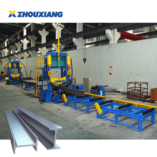 Metal H Beam Production Product Processing Line H Beam Assembling Welding Straightening Machine