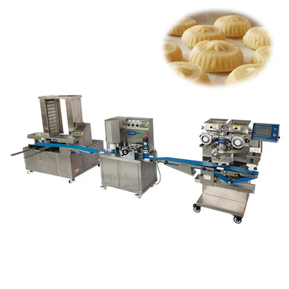 Bakery Equipment Automatic Fig Roll Chocolate Cookies Encrusting Making Machine Production Line