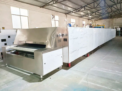 high temperature tunnel oven stainless steel industrial gas cookie bakery tunnel oven from baking oven manufacturer