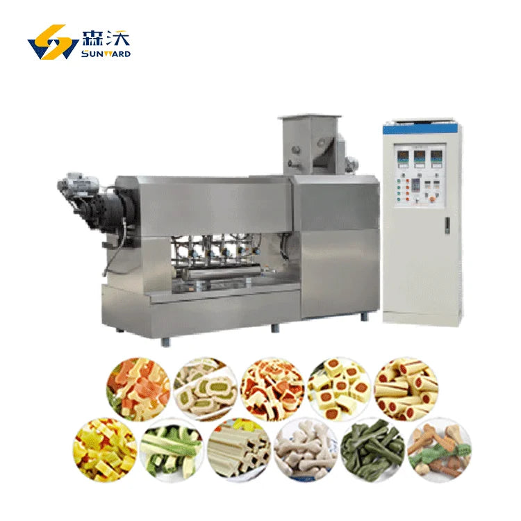 Pet Treats Food Extruder Sticks Food Making Machine Dog Chews Making Production Line Dog Teething Toy