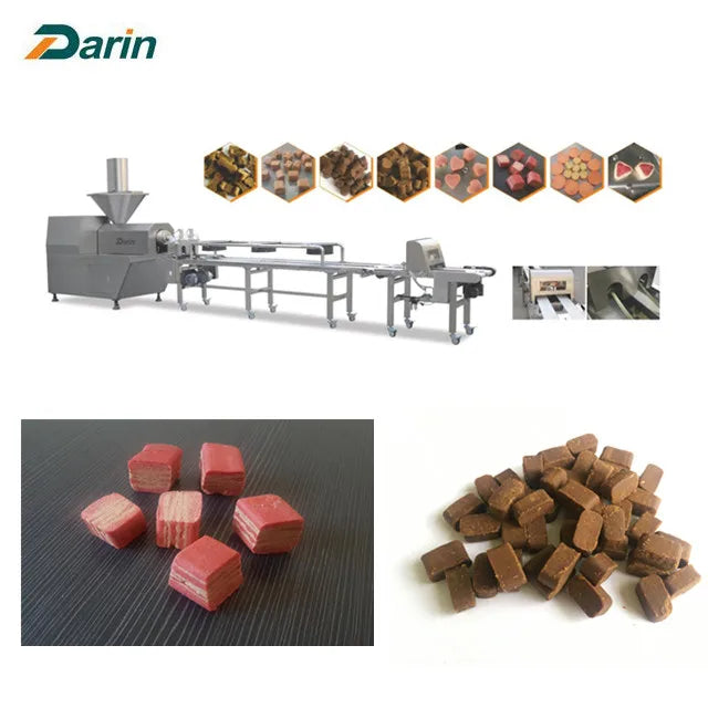 Pet Dog Meaty Treat Cold Extrusion Machine Lecithin Dog Snacks Machine Dog Food Extrusion Machine