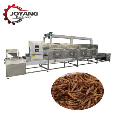 Commercial Microwave Dryer Oven For Insects Worms Dehydrator Machine For BSF Larvae