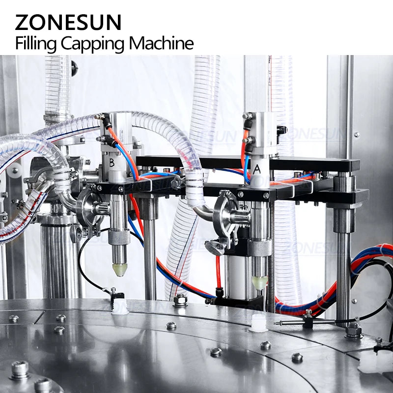 ZONESUN ZS-AFC12 Automatic Rotary Yogurt Juice Drink Paste Liquid Spout Pouch Bag Filling Capping Machine