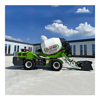 SQMG new mobile self loading concrete blender truck CE ISO  2.6 m3 4X4 self loading mixer truck on sale