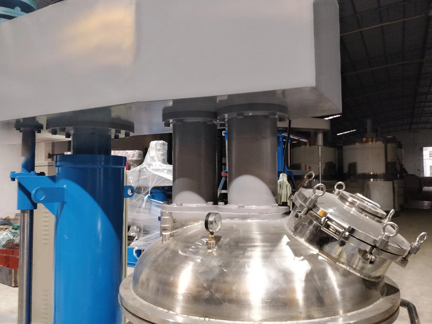 TGM Machine High viscosity double shaft butterfly blenders mixer for ink, putty, adhesive and paint