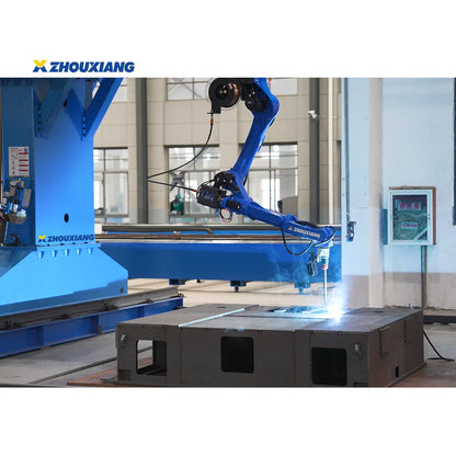 Cost-Effective Industrial Steel Structure Weld Robot Station Welding For H-Beam