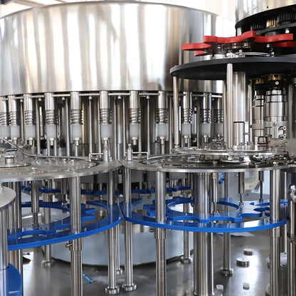 The complete water production line includes blowing/Water treatment/filling/labelling/wrapping machines