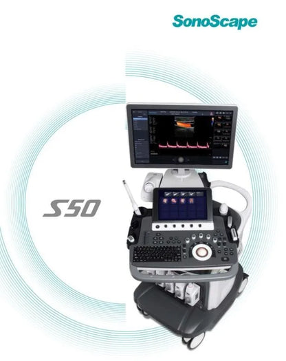 Medical Ultrasound Instruments Sonoscape S50 Digital 4D 5D Color Doppler Ultrasound Machine