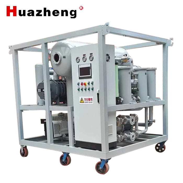 300L/Min Double Stage Multi Functions Vacuum Transformer Oil Purification Machine Insulating Oil Dehydration Plant