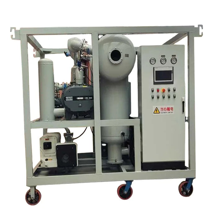300L/Min Double Stage Multi Functions Vacuum Transformer Oil Purification Machine Insulating Oil Dehydration Plant