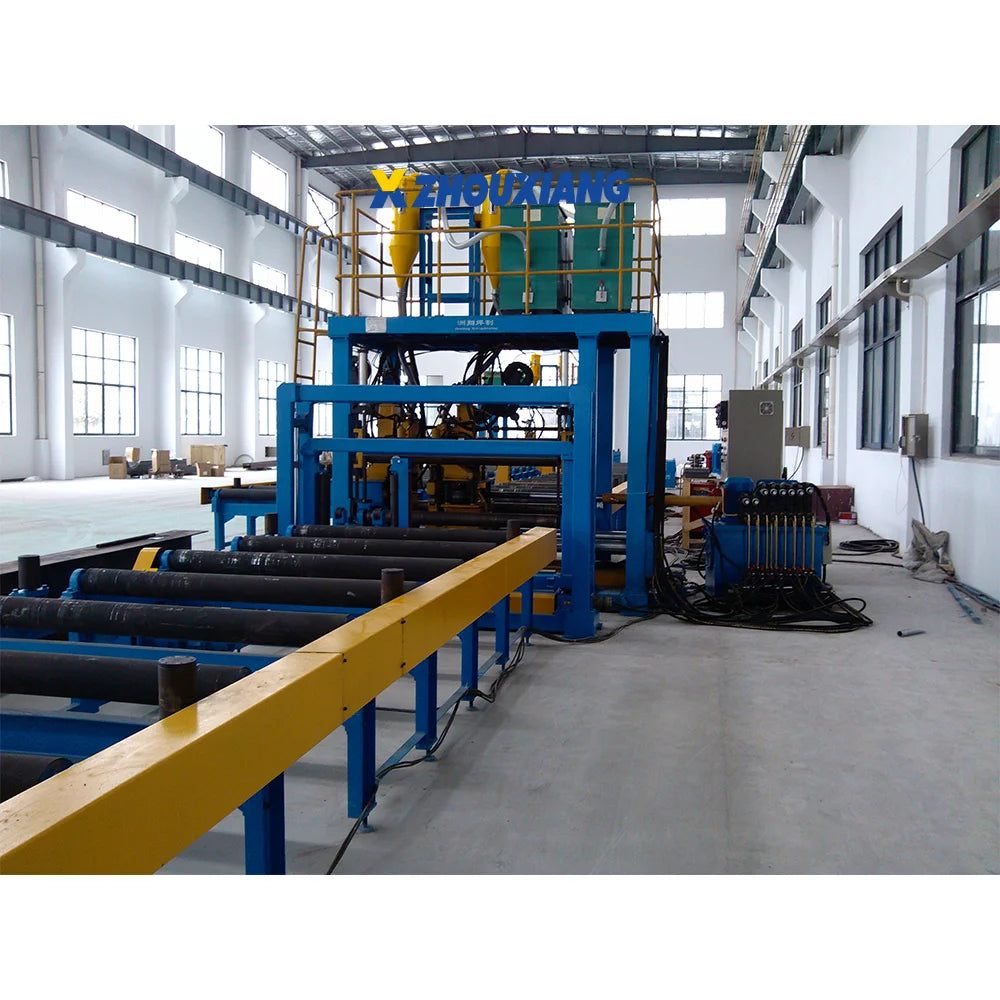 Automatic Steel Structure Heavy Duty PEB Beam Fabrication Machine I H Beam Production Line