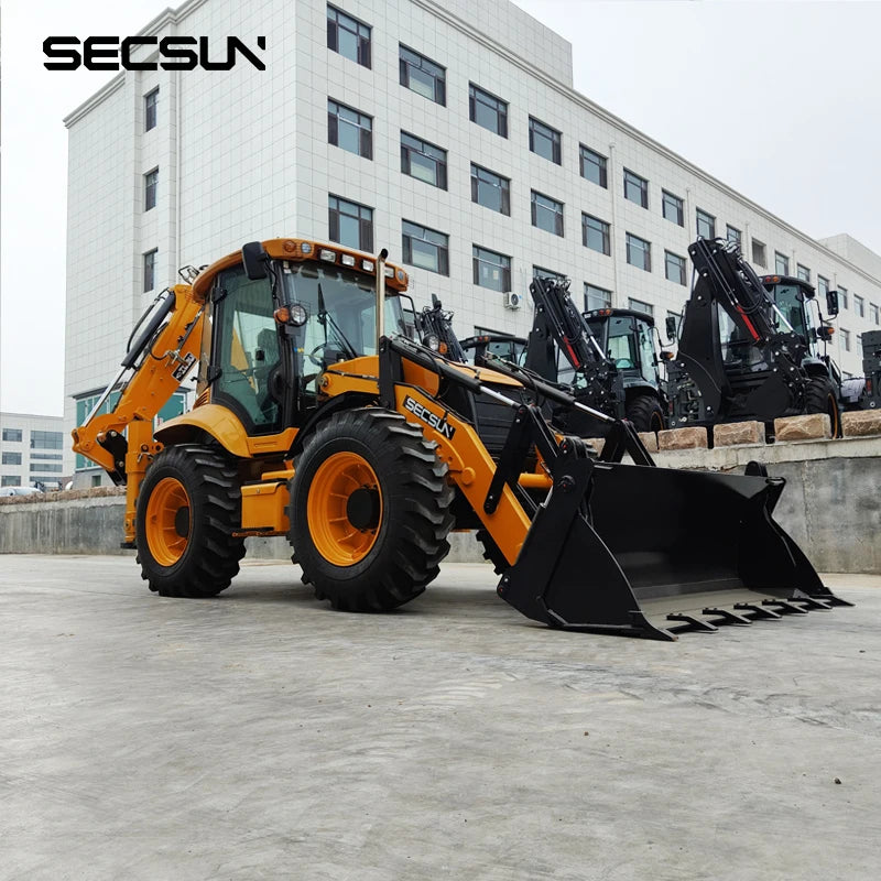 Hot sale compact 2.5 Ton Backhoe Excavator Loader 4x4 Wheel BLT388 388 Backhoe Loader with Price