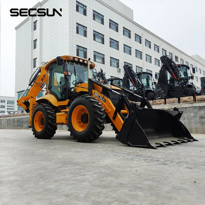 Hot sale compact 2.5 Ton Backhoe Excavator Loader 4x4 Wheel BLT388 388 Backhoe Loader with Price