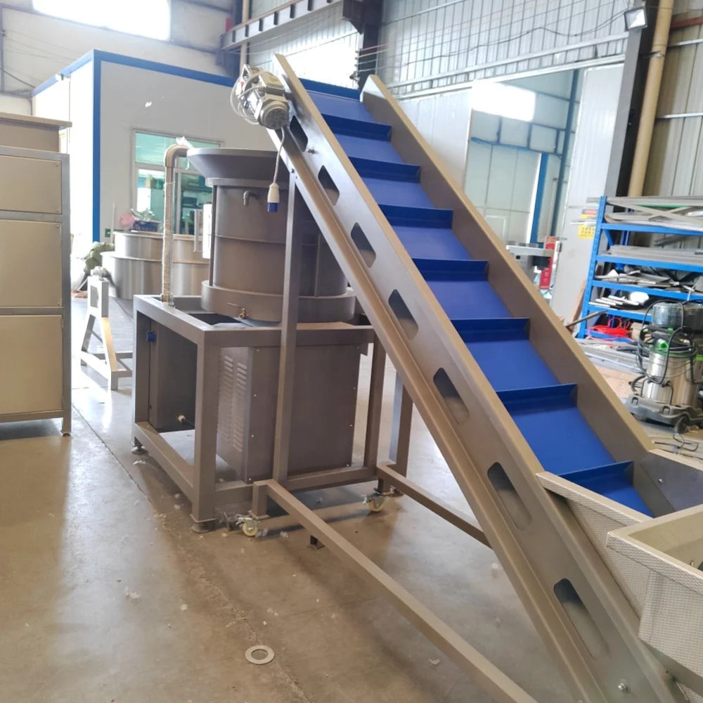 KLS  Onion Peeling and Cutting Machinery Efficient Onion Chopping and Mud Separating Machine for  Processing