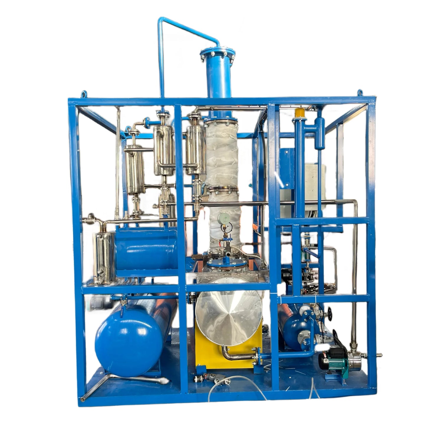 clean black engine oil machine oil to fuel distillation machine oil distillation equipment