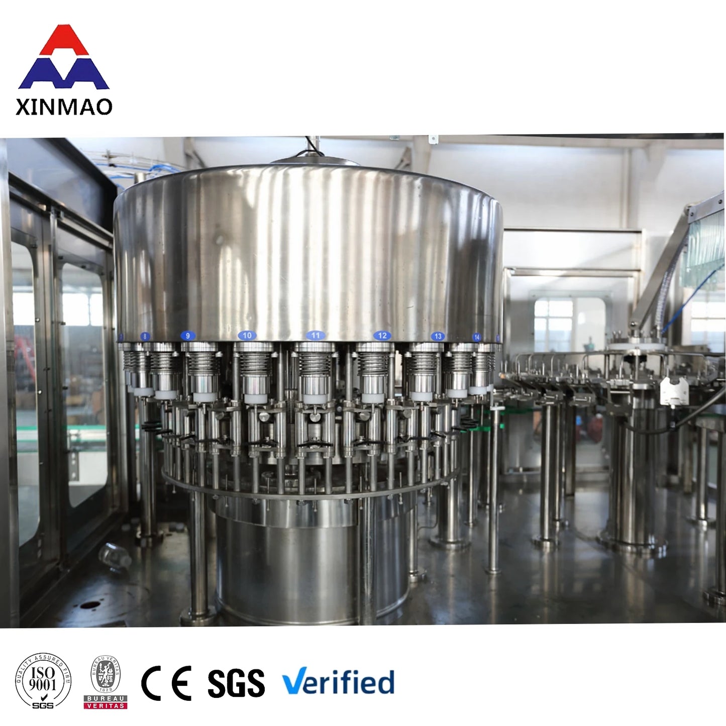 Full Automatic Drinking Mineral Water Making Equipment Bottling Machines Water Bottle Filling Machine