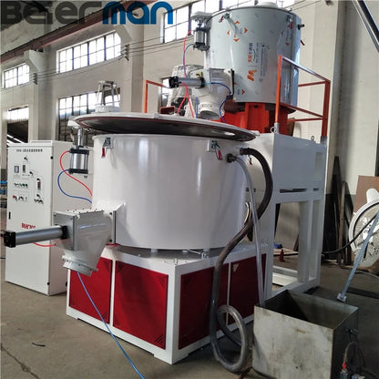800/1600L Stainless Steel Vertical Blender Plastic Material Granules Mixer Machine Plastic Hot And Cooling Mixer