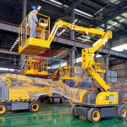 10-20M hydraulic diesel/electric boom lift mobile arm articulated man work platform