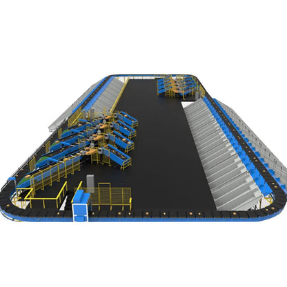 Package Luggage Conveyor Logistics Sortation Machine Warehouse Airport Baggage Conveyo System Sorting Line Equipment