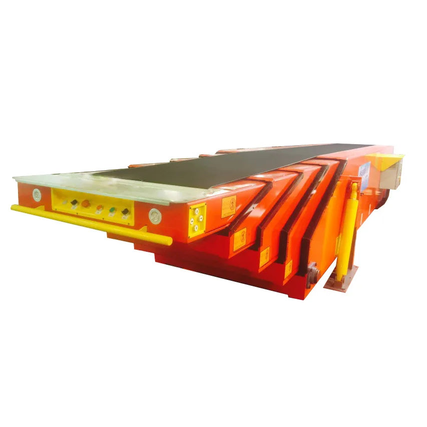 LIANGZO Hot Sale Pvc Automatic Telescopic Belt Conveyor  For Loading And Unloading
