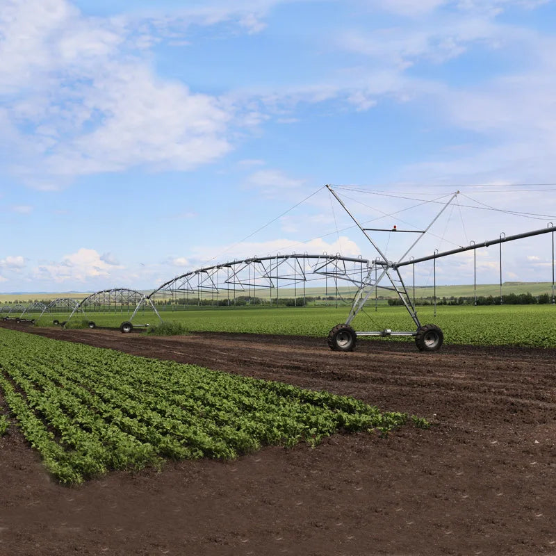 Agricultural Three Wheels Movable Pivots Sprinkler Center Pivot Watering Irrigation Equipment