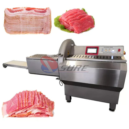 Industrial Bacon Ham Beef Meat Slice Cutter Fish Slicer Cutting Machine