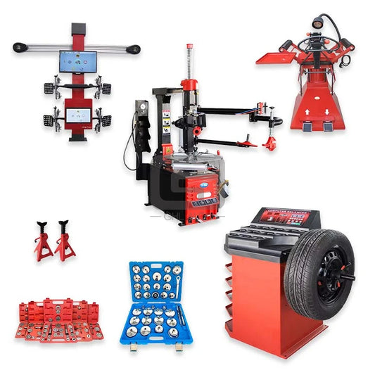 Workshop Equipment Full Set Combo Tyre Changer Car Lift Balancer Machines Auto Maintenance Repair Garage Equipments