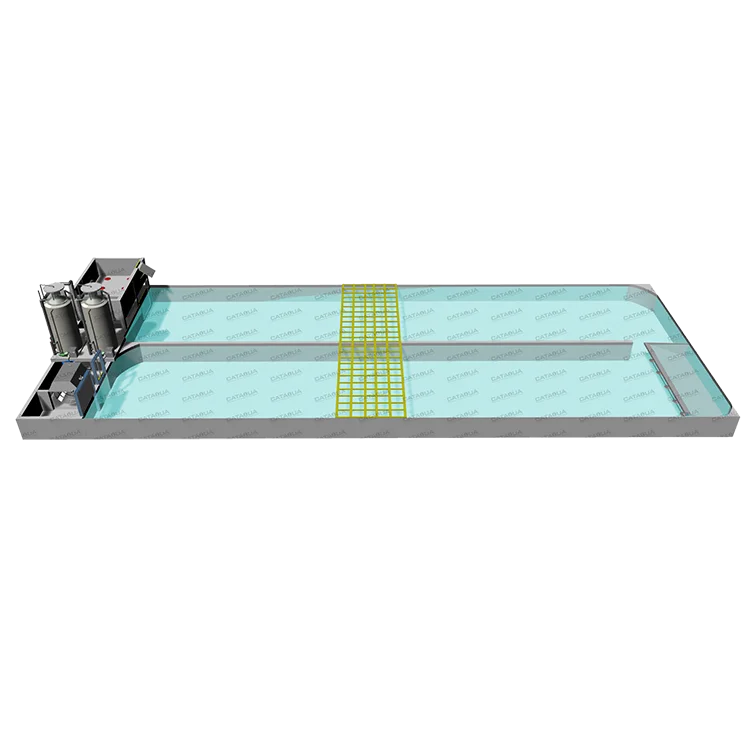 CATAQUA Raceway Tank RAS Recirculating Aquaculture Equipment Arowana Fish Farm Aquarium Systems