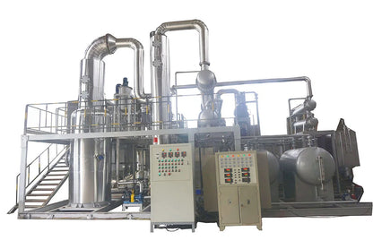 Continuous oil recycling plant waste black oil regeneration plant base oil distillation equipment