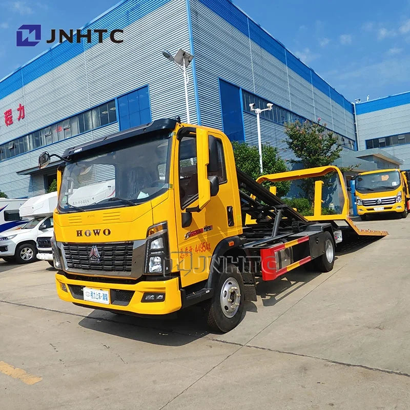 LHD/RHD Car Tow Truck With Wreckers Flatbed Trailer 6 Wheel Truck Wheel Lift Towing Flatbed Truck