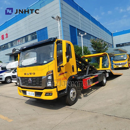 LHD/RHD Car Tow Truck With Wreckers Flatbed Trailer 6 Wheel Truck Wheel Lift Towing Flatbed Truck