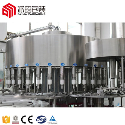 Fully automatic small scale water bottling drinking packing liquid water bottle filling machine line for plant
