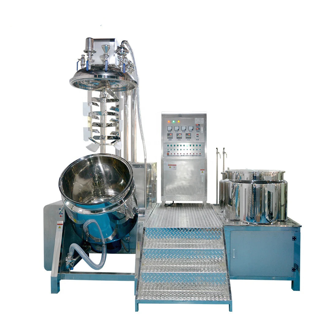 Small Mayonnaise Making Machine Chemical Products Blenders Mixers Food Processors Vacuum Emulsifying Mixer