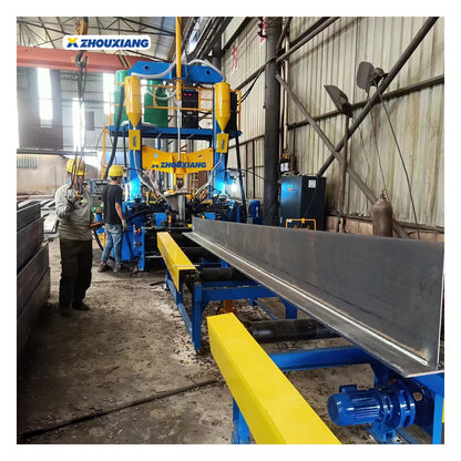 H Beam Gantry Type Metal Welding Straightening Machine-Auto For Steel Structure Production Line