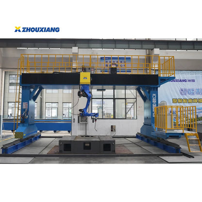 Cost-Effective Industrial Steel Structure Weld Robot Station Welding For H-Beam