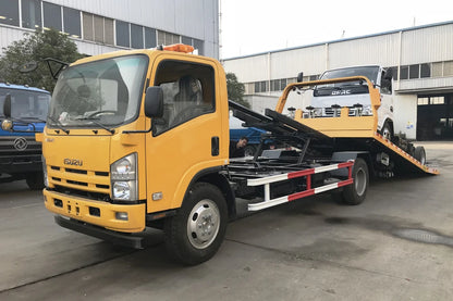 china factory directly sale new 2 axles 10 ton rear lifting arm wrecker towing truck with hydraulic cylinder and contrllor