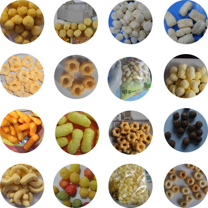 Puffed Pop Snack Food Making Machine Corn Rice Cereal Screw Inflating Extruder