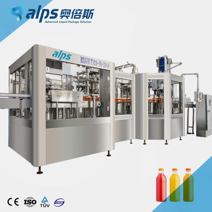 SmalLiquid Fruit and vegetable Beverage Automatic Bottle Hot Juice Filling Machine