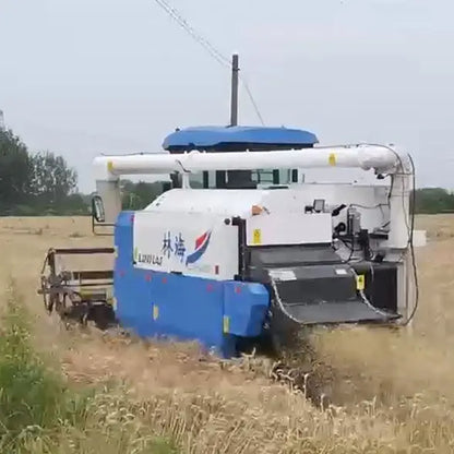 Agricultural Self-Propelled Crawler Type Rice Wheat Paddy Rice Grain Combine Harvester