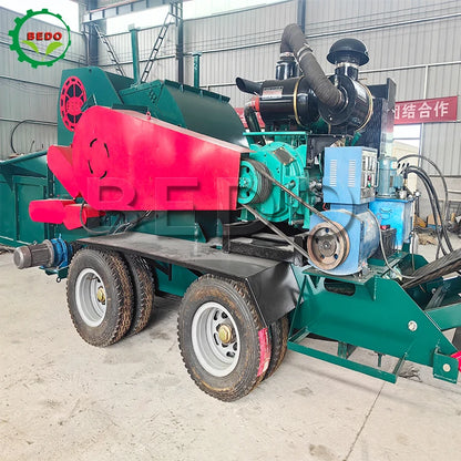 Factory Direct Sale  Forestry Building Waste Wood Tree Grinder Tractor Wood Chipper Shredder Tree Logs Cutting Machine
