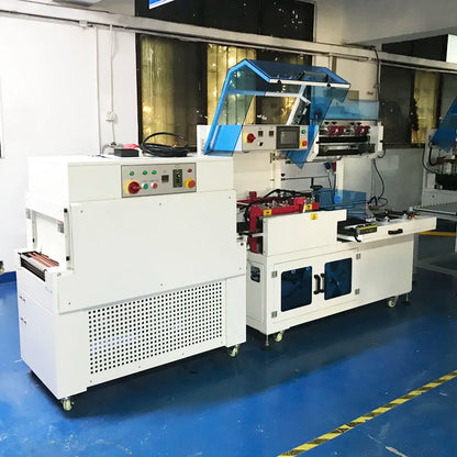 automatic multifunction sealing packing shrinking and labeling machine for masking film and paper masker roll