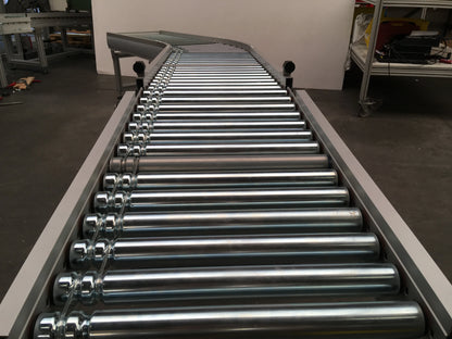 SENTAO Flexible Carbon Steel Motorized Roller Logistics Conveyor Line