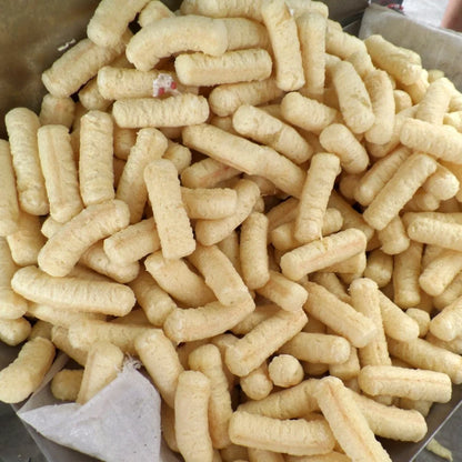 automatic corn snack extruder corn puff snacks extruding machinery double screw puff snacks food machine
