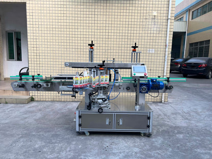 LC Brand Automatic Industrial Professional Glass Bottle Vial Can Barcode Sticker Attachment Labeling Machine