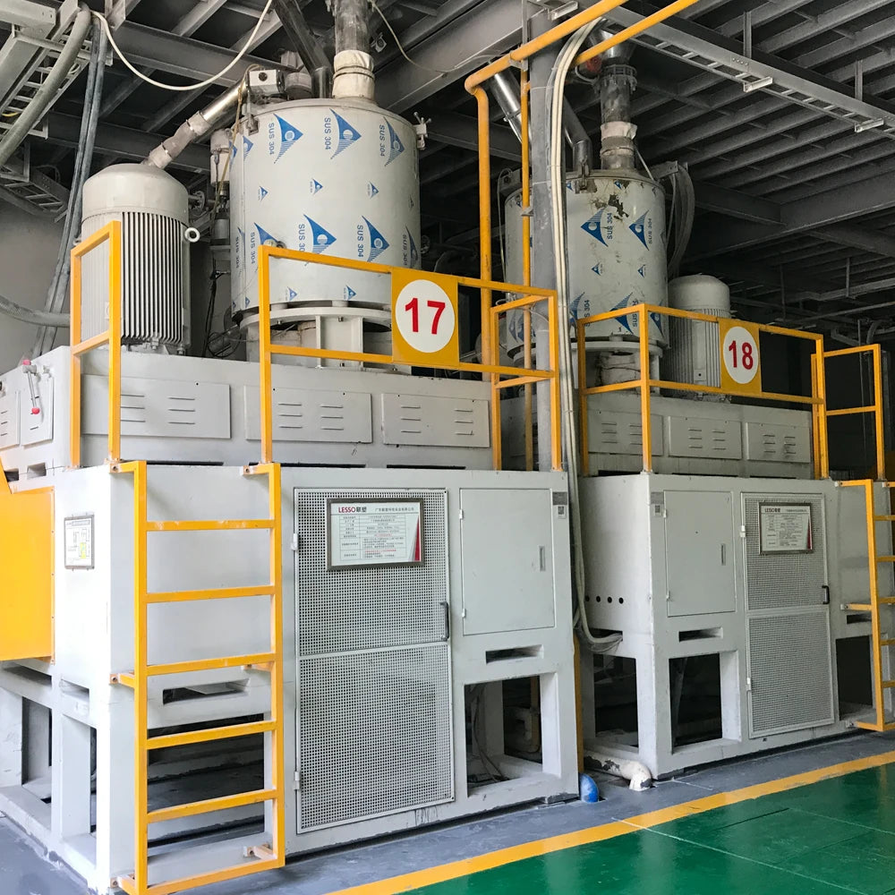 Hot and cold Compound mixer machine horizontal plastic pvc high speed blender mixer for powder